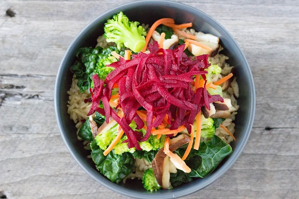 Brown Rice Veggie Bowl