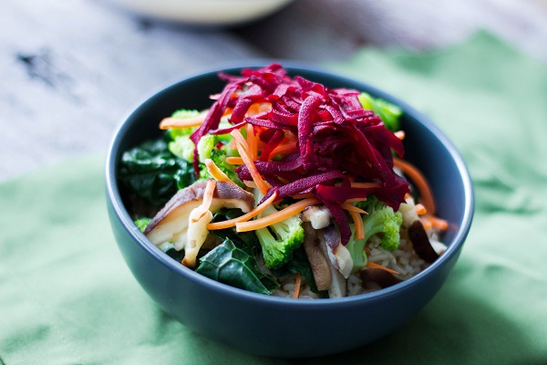 Brown Rice Veggie Bowl