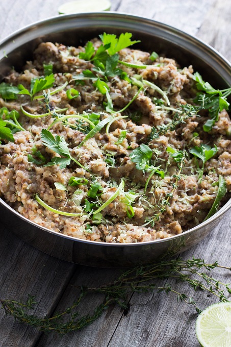 Buckwheat Mushroom Risotto - Eat Thrive Glow