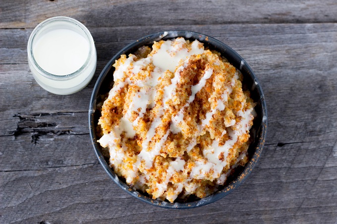 Carrot Cake Couscous Breakfast Porridge - Eat Thrive Glow