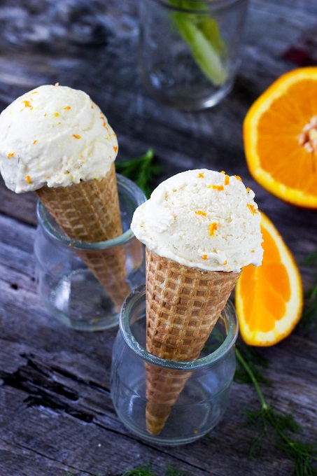 Fennel Orange Ice Cream - Eat Thrive Glow