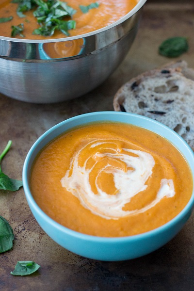 Carrot Tomato Soup - Eat Thrive Glow