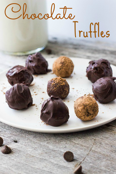 Homemade Chocolate Truffles - Eat Thrive Glow