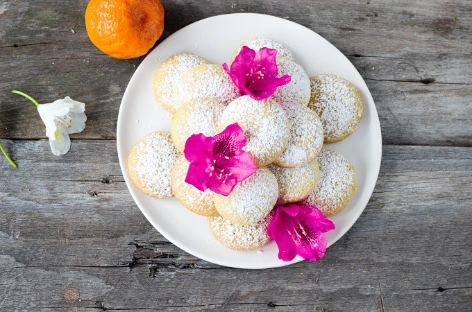 Vanilla Tangerine Sugar Cookies - Eat Thrive Glow