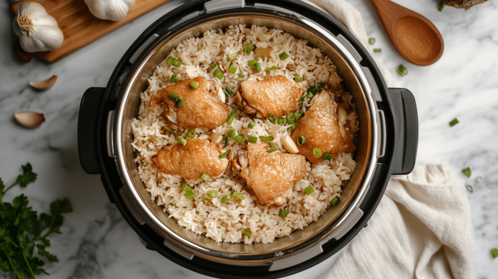 Lazy & Healthy Rice Cooker Chicken Recipe