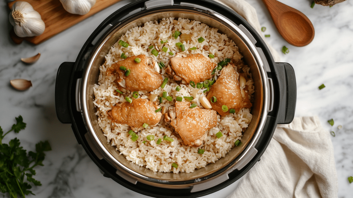 Lazy & Healthy Rice Cooker Chicken Recipe