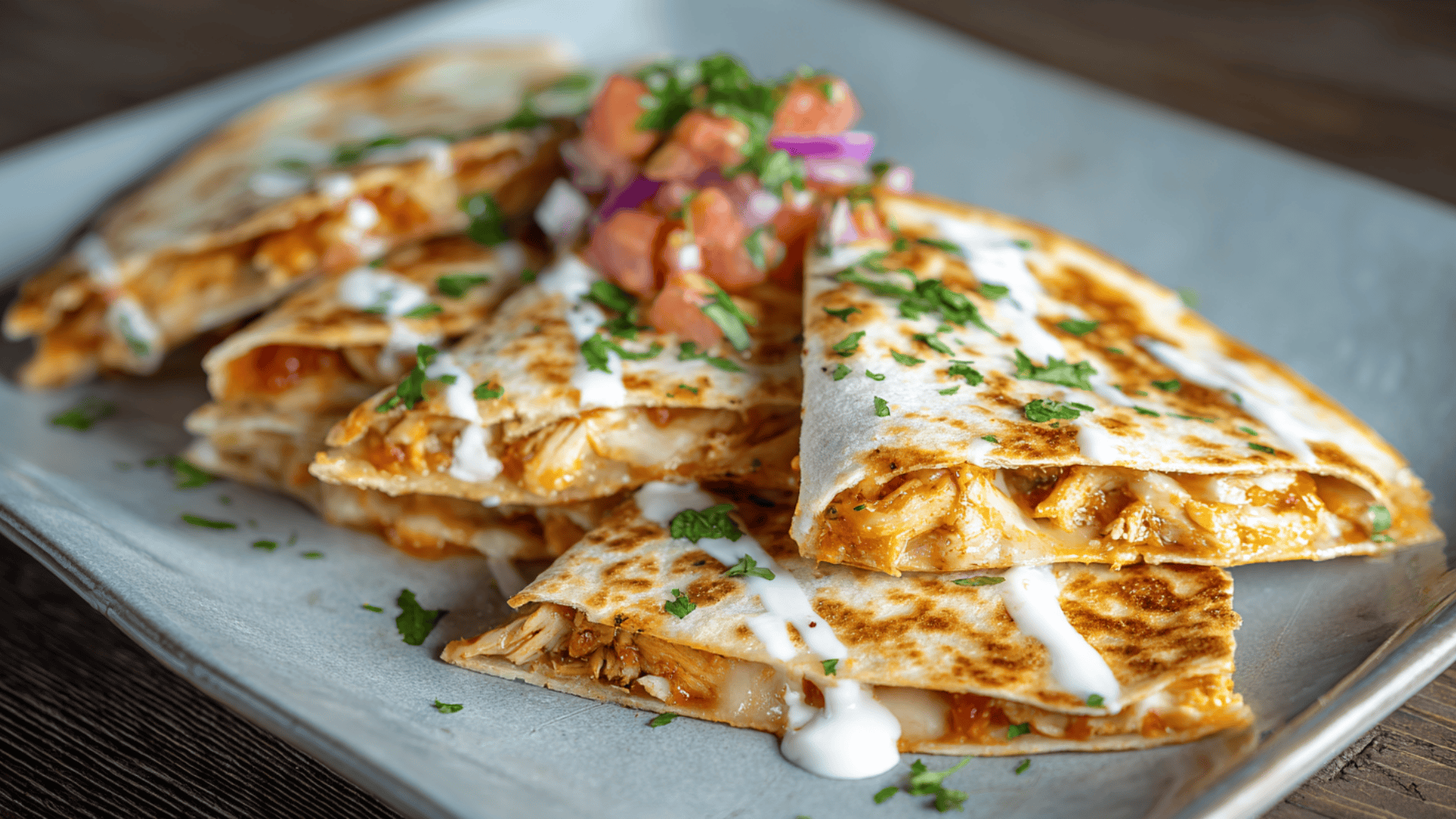 Chicken Quesadillas
