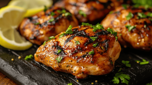 Grilled Chicken Thighs
