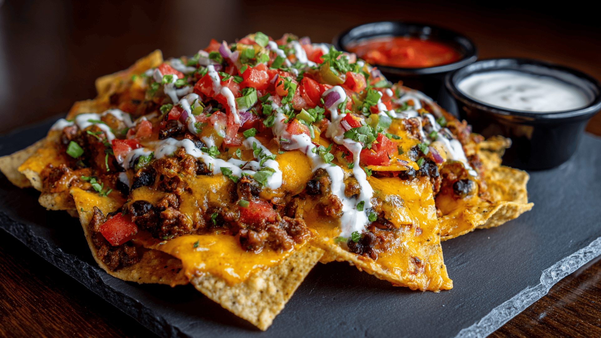 Loaded Beef Nachos

