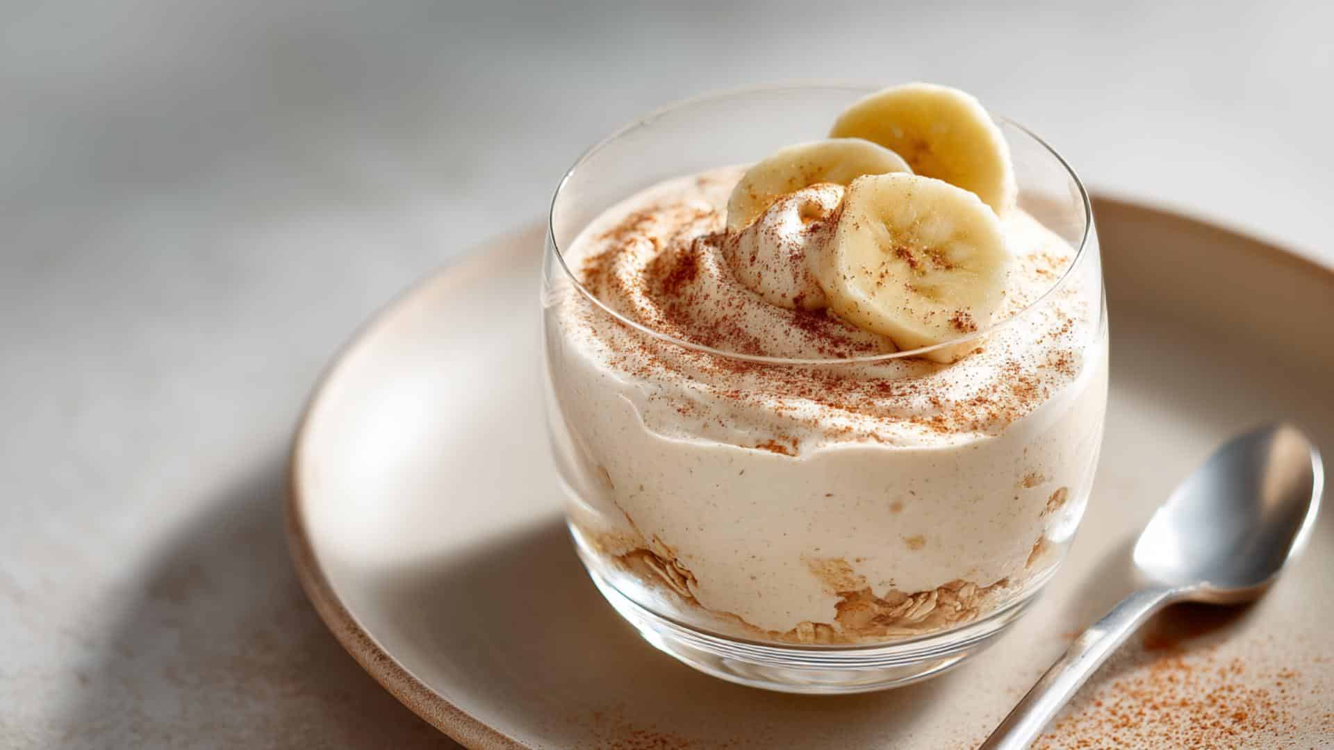 Banana Cottage Cheese Mousse