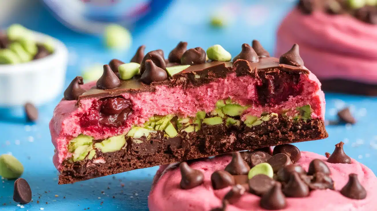 Chocolate Chip Spumoni Cookies
