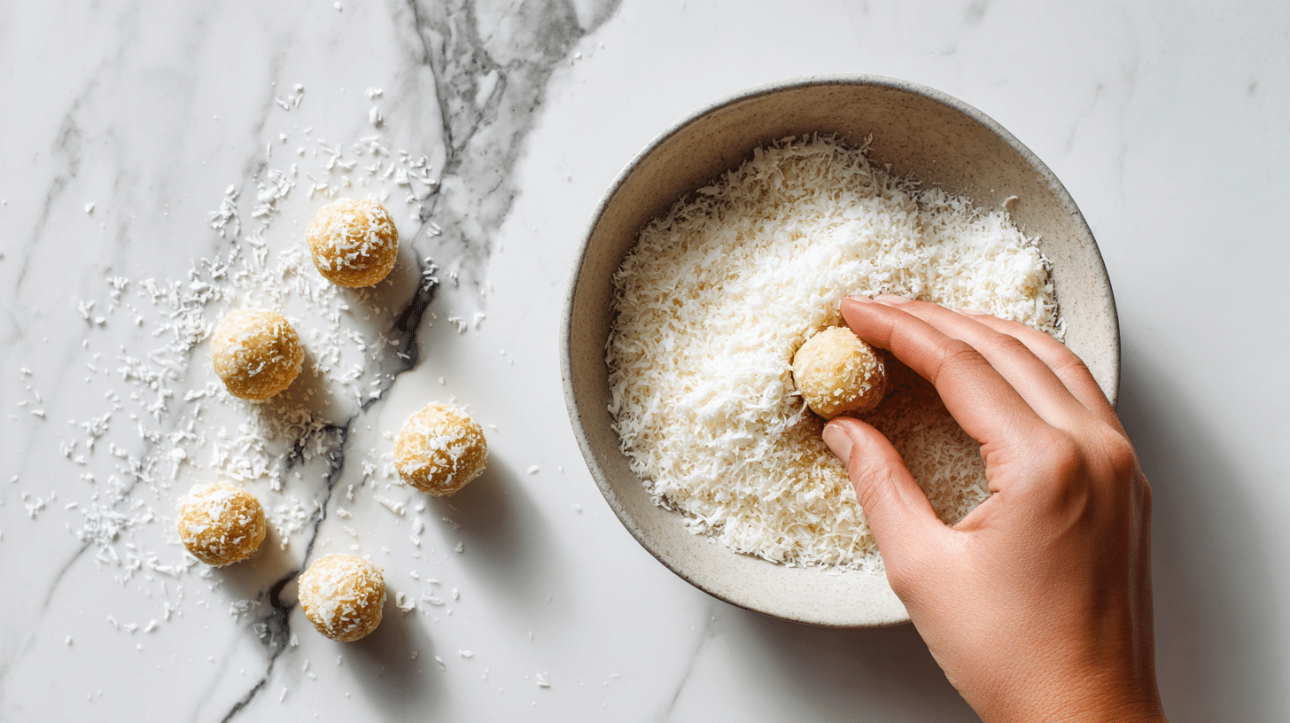 Coat-in-coconut