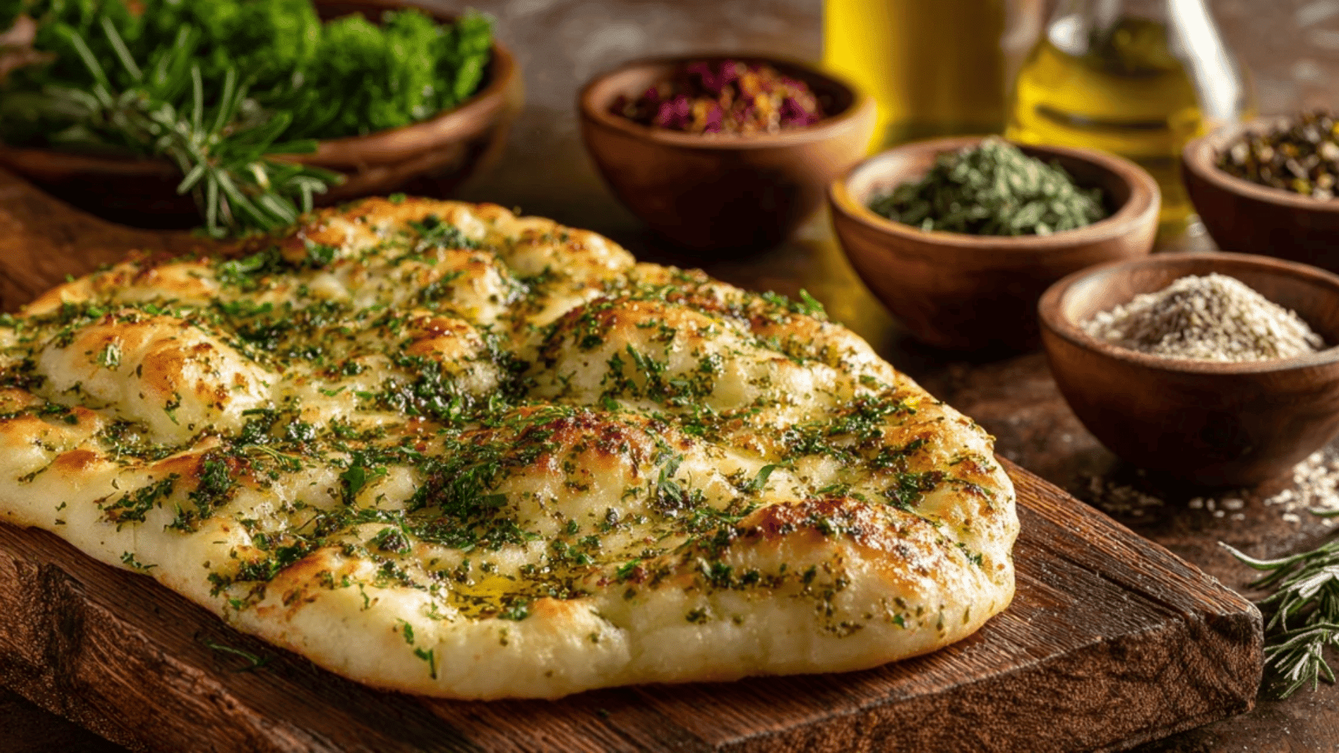 Garlic Herb Flatbread