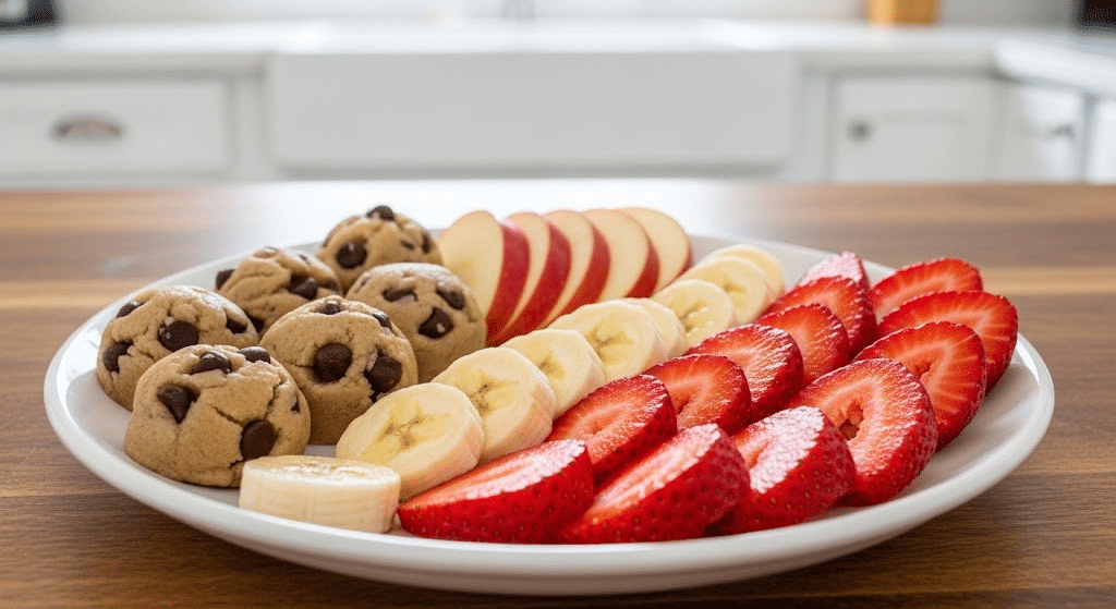 Greek-Yogurt-Cookie-Dough-Cookies-With-Fresh-Fruit