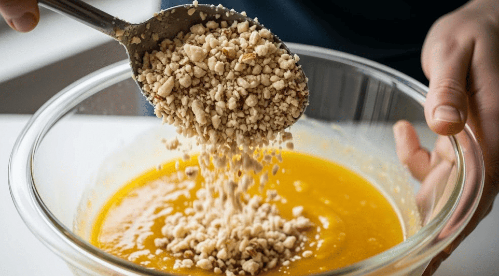 Incorporate the Almond Pulp