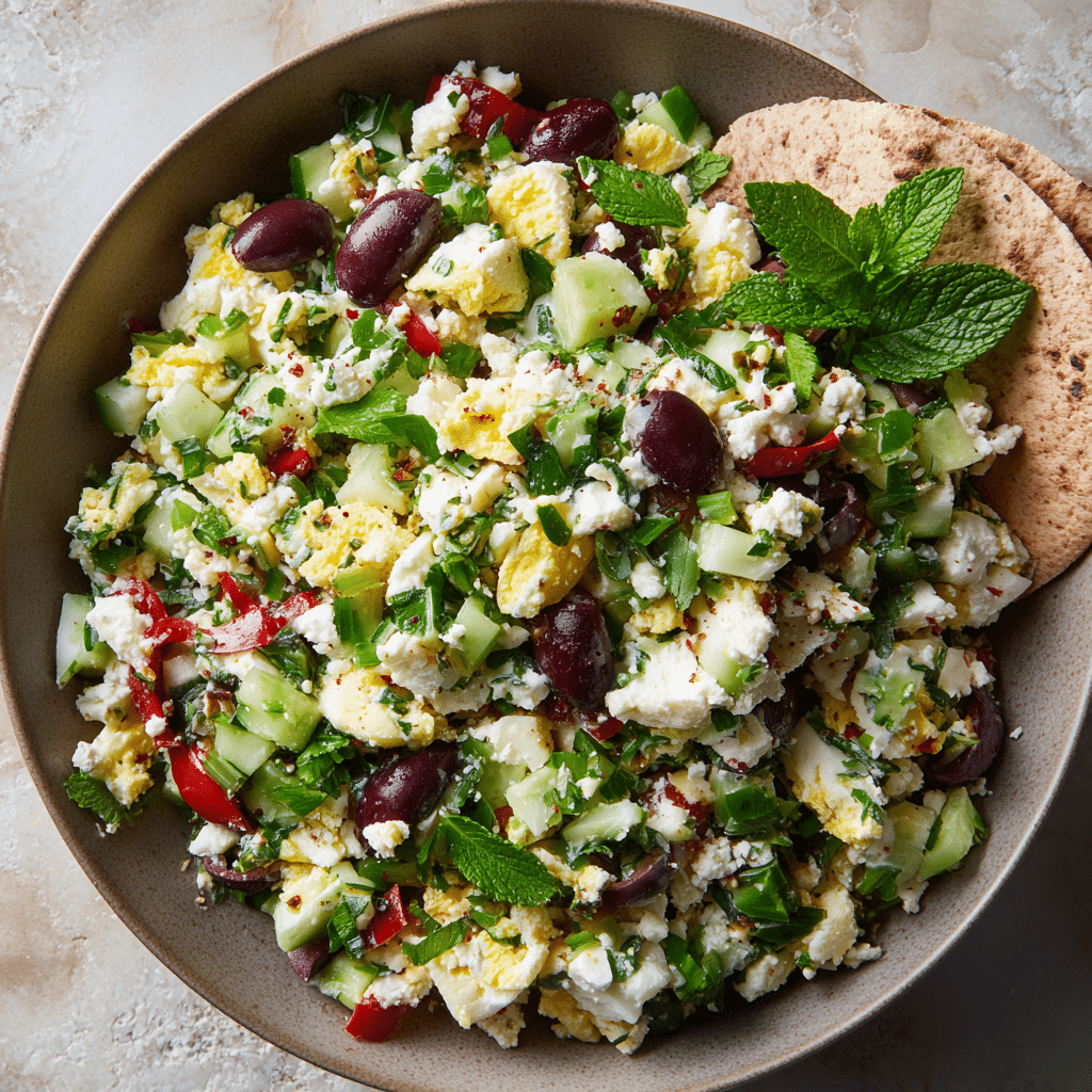 Mediterranean Protein Egg Salad