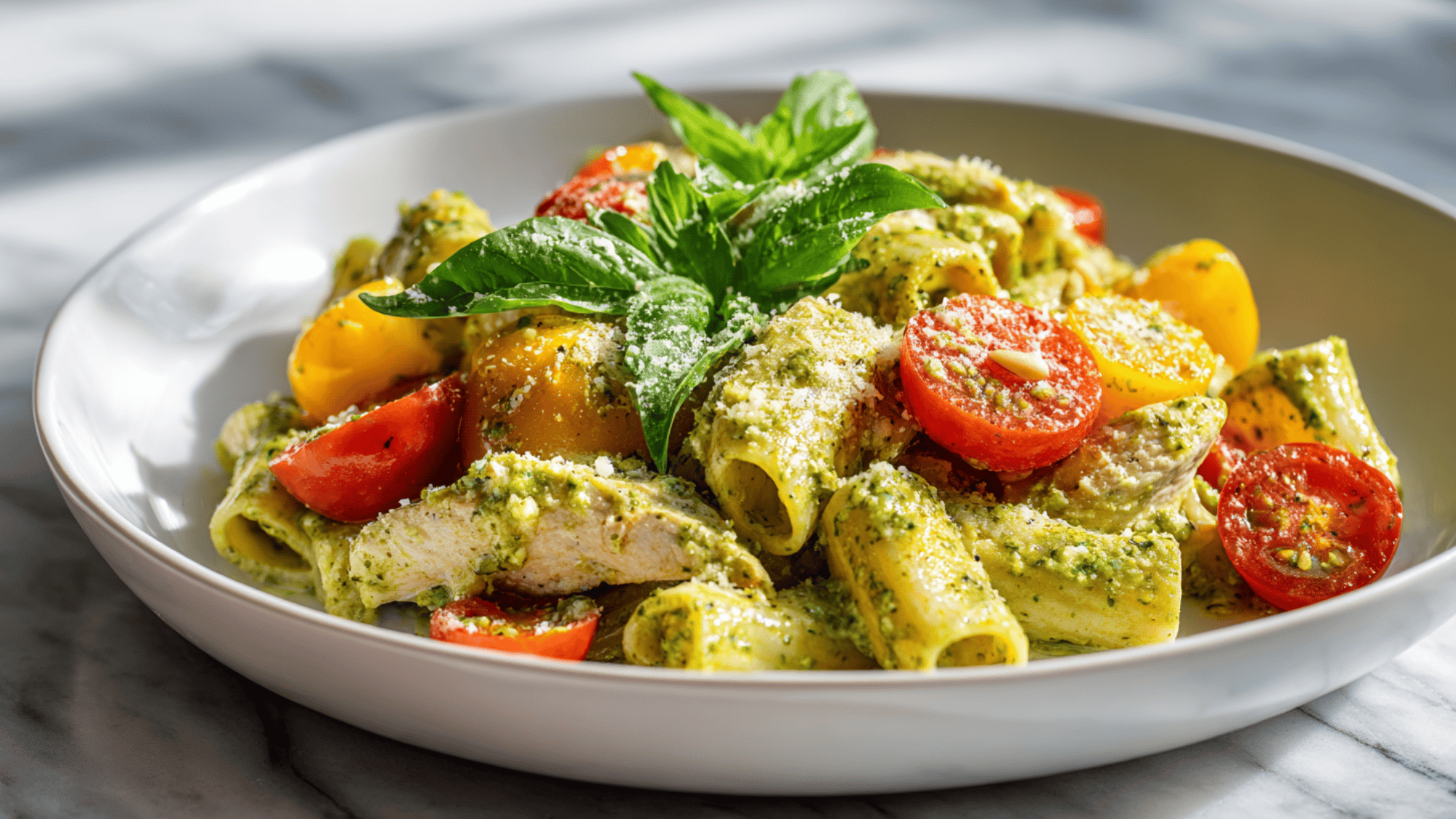 Pesto and Pine Nut Combination