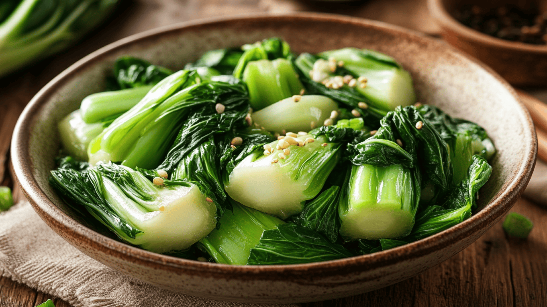 Steamed Bok Choy