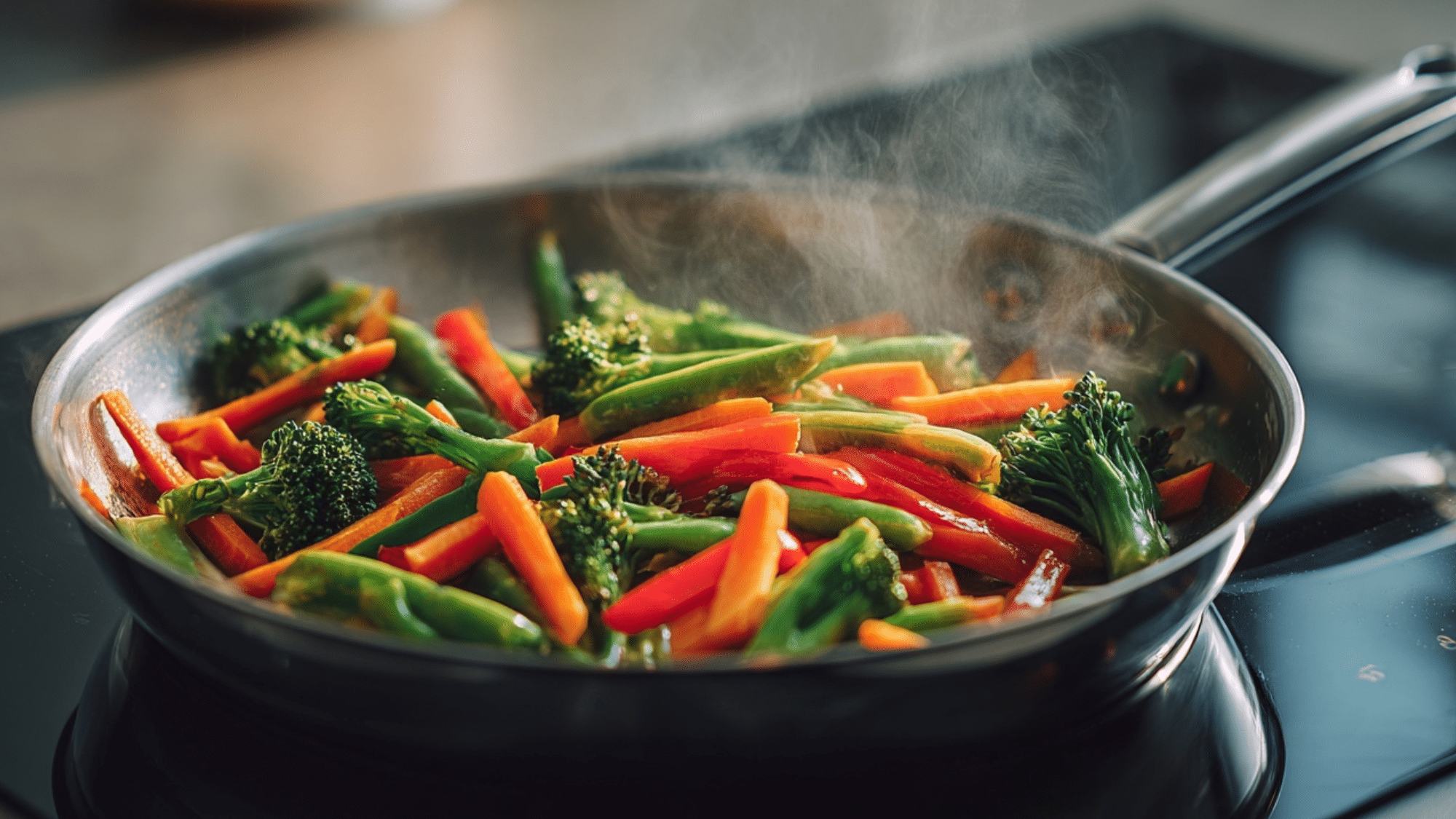 Stir-Fry the Vegetables