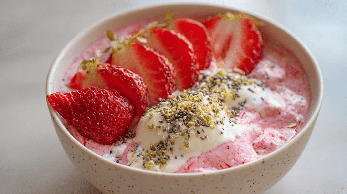 Strawberry High-Protein Oats