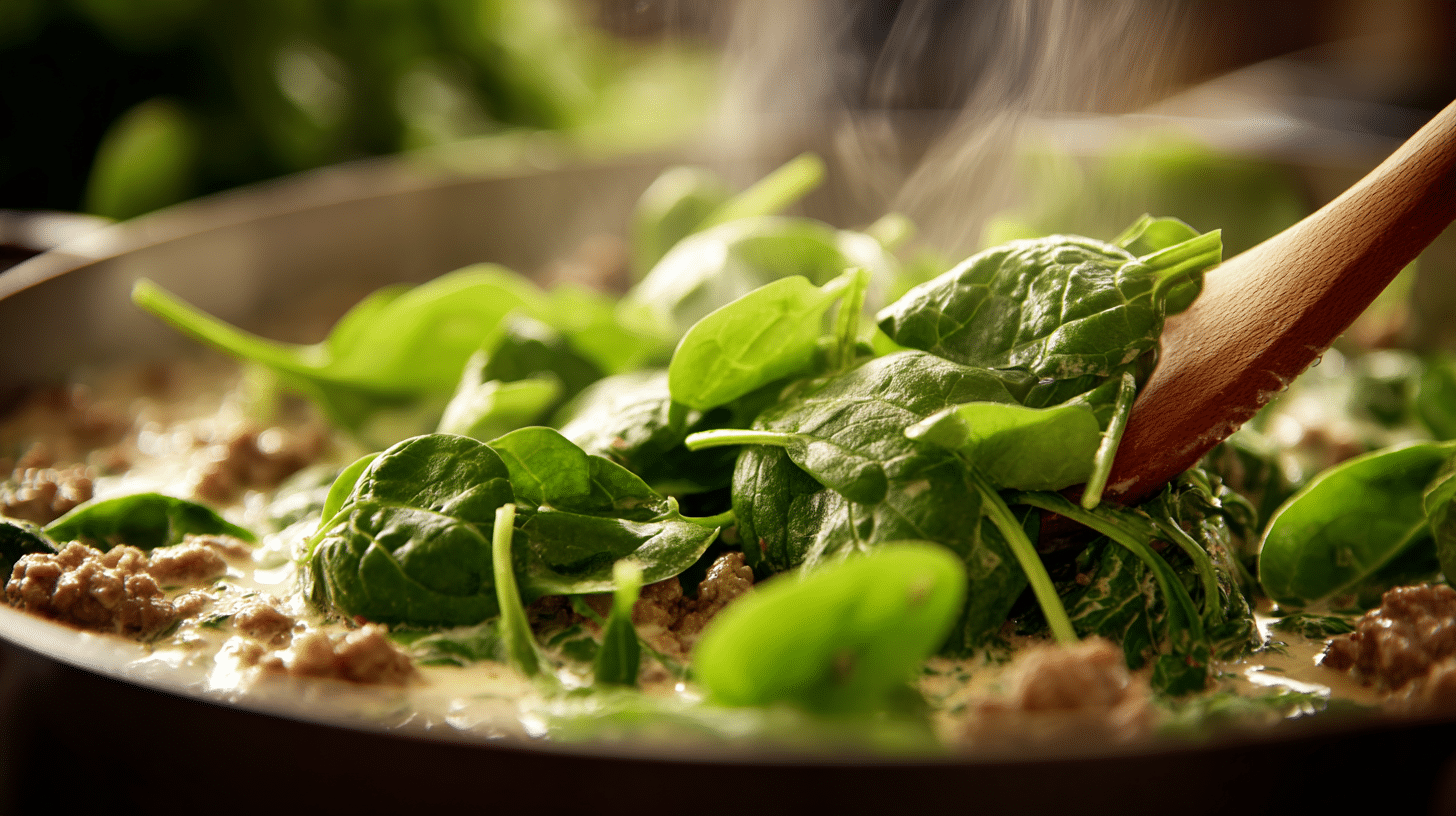 adding-fresh-spinach