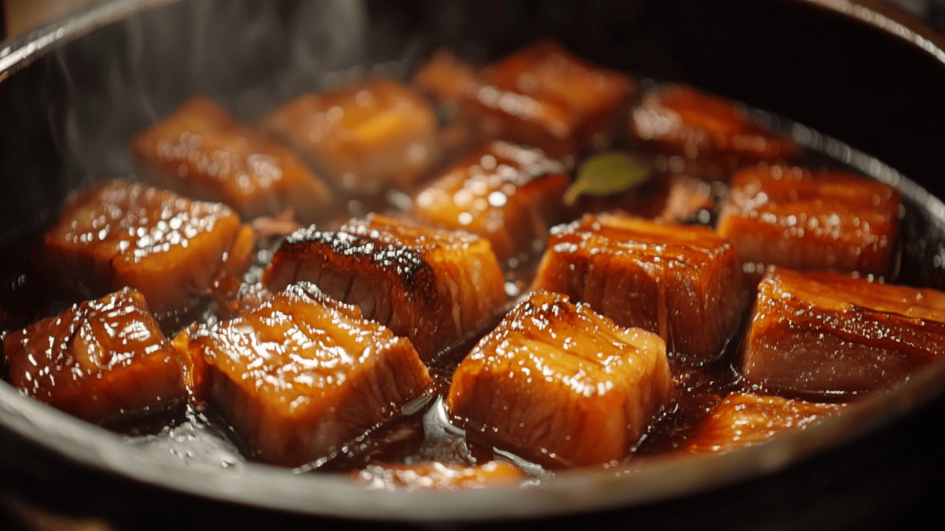 cook pork belly in the sauce