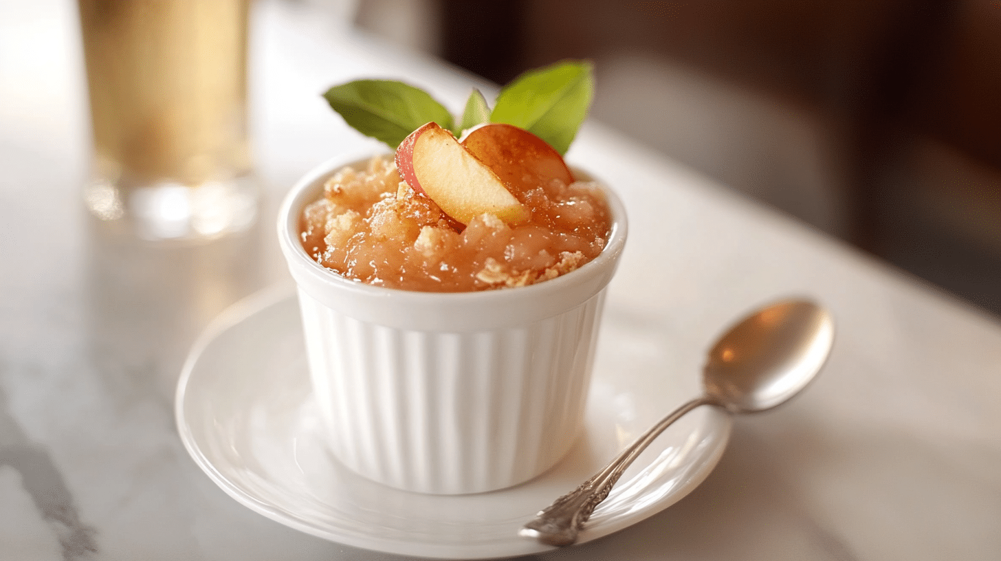 single serving apple crisp