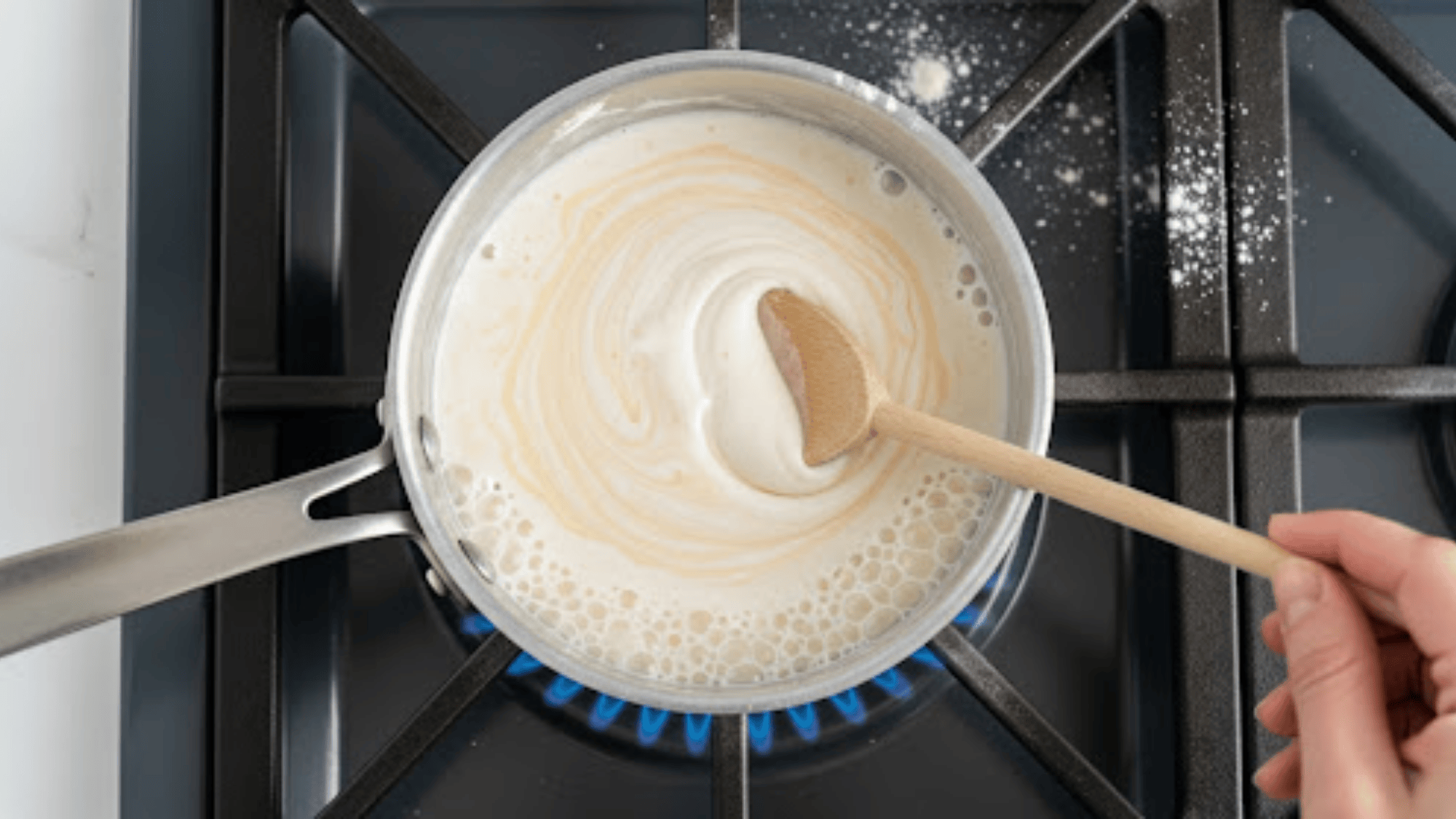 Add Milk to the Roux