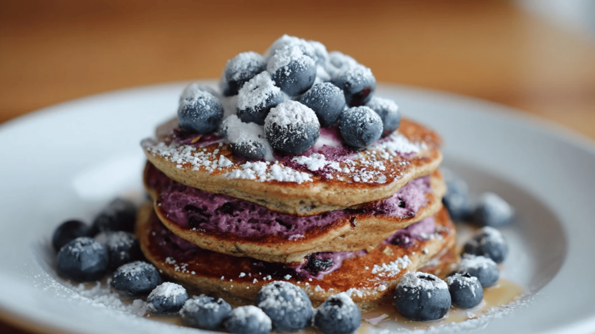 Blueberry Boost pancakes