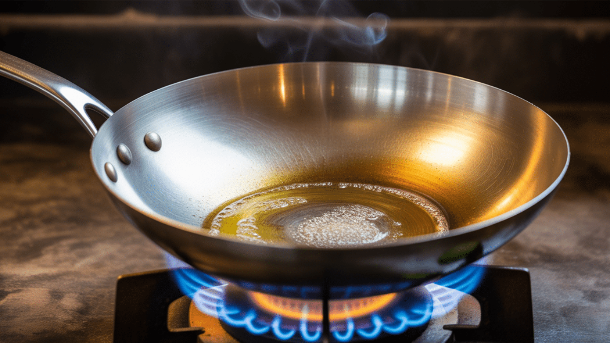 Heat the Wok Until Very Hot