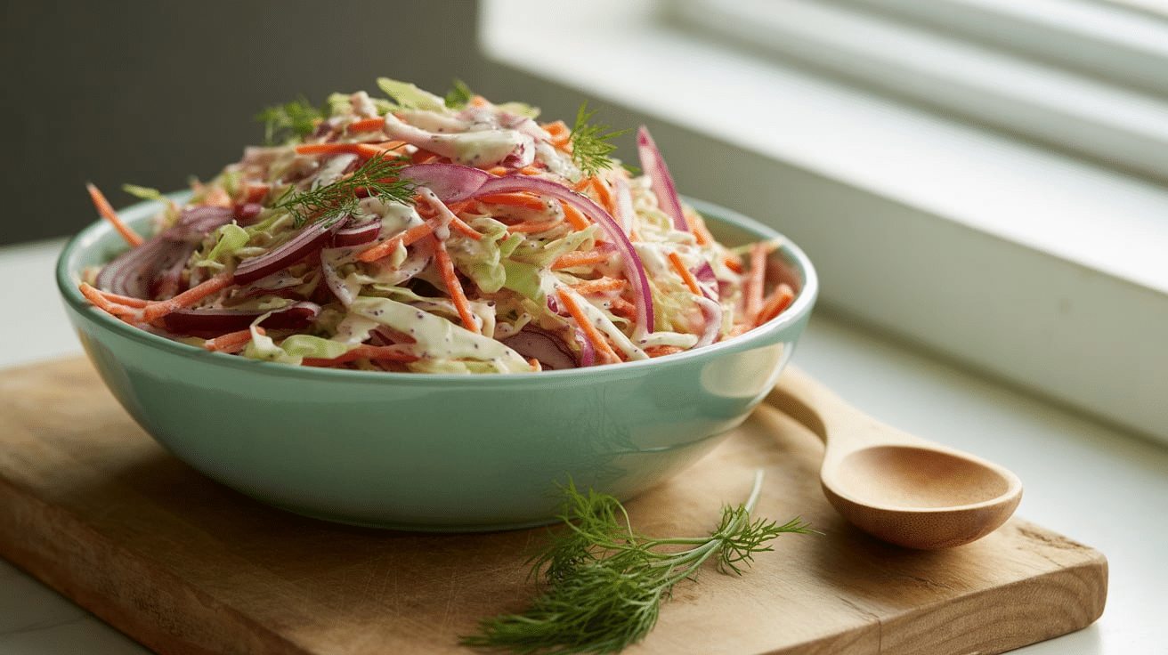 Shredded Cabbage Slaw