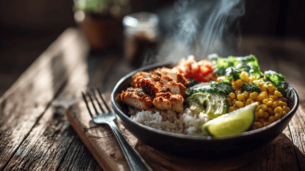 street corn chicken rice bowls recipe Trend