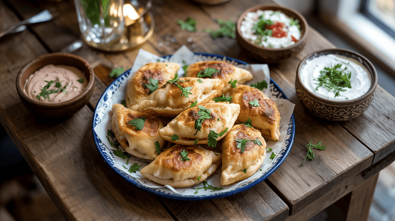 Tasty Dips to Serve Bourekast
