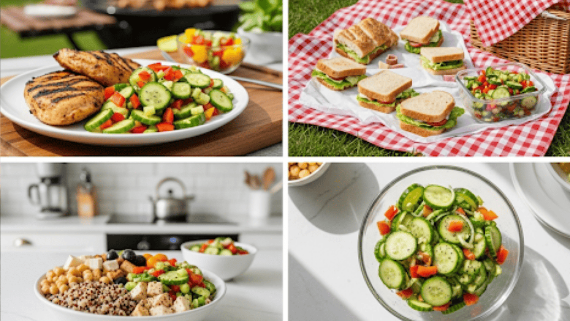 What to Eat With Cucumber Pepper Salad