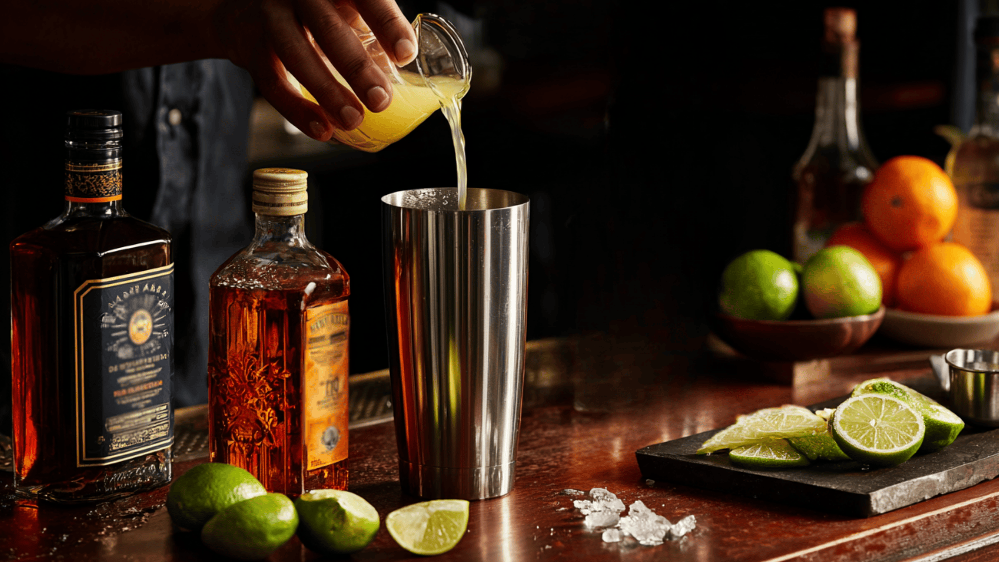 build the base of the drink