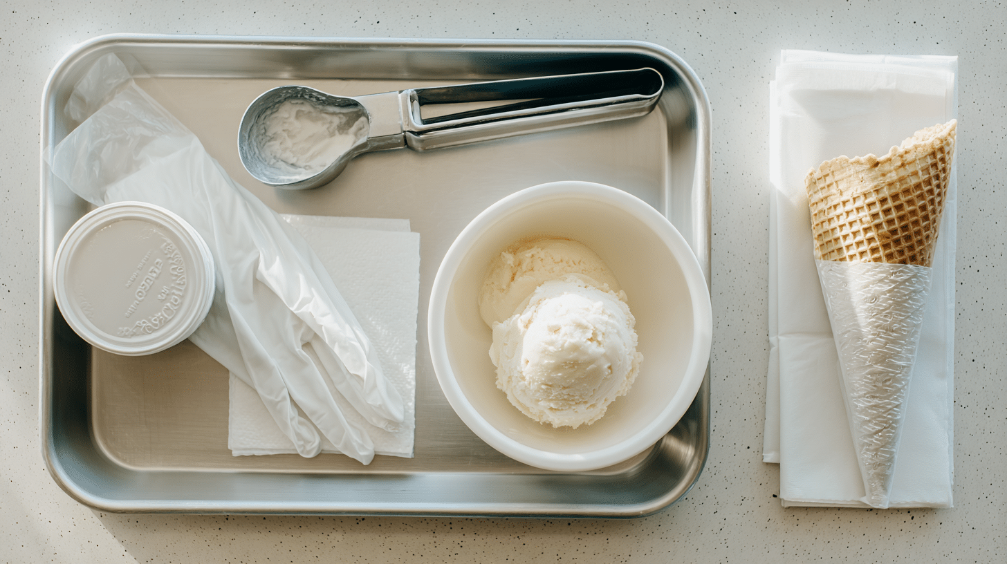 clean serving spoon