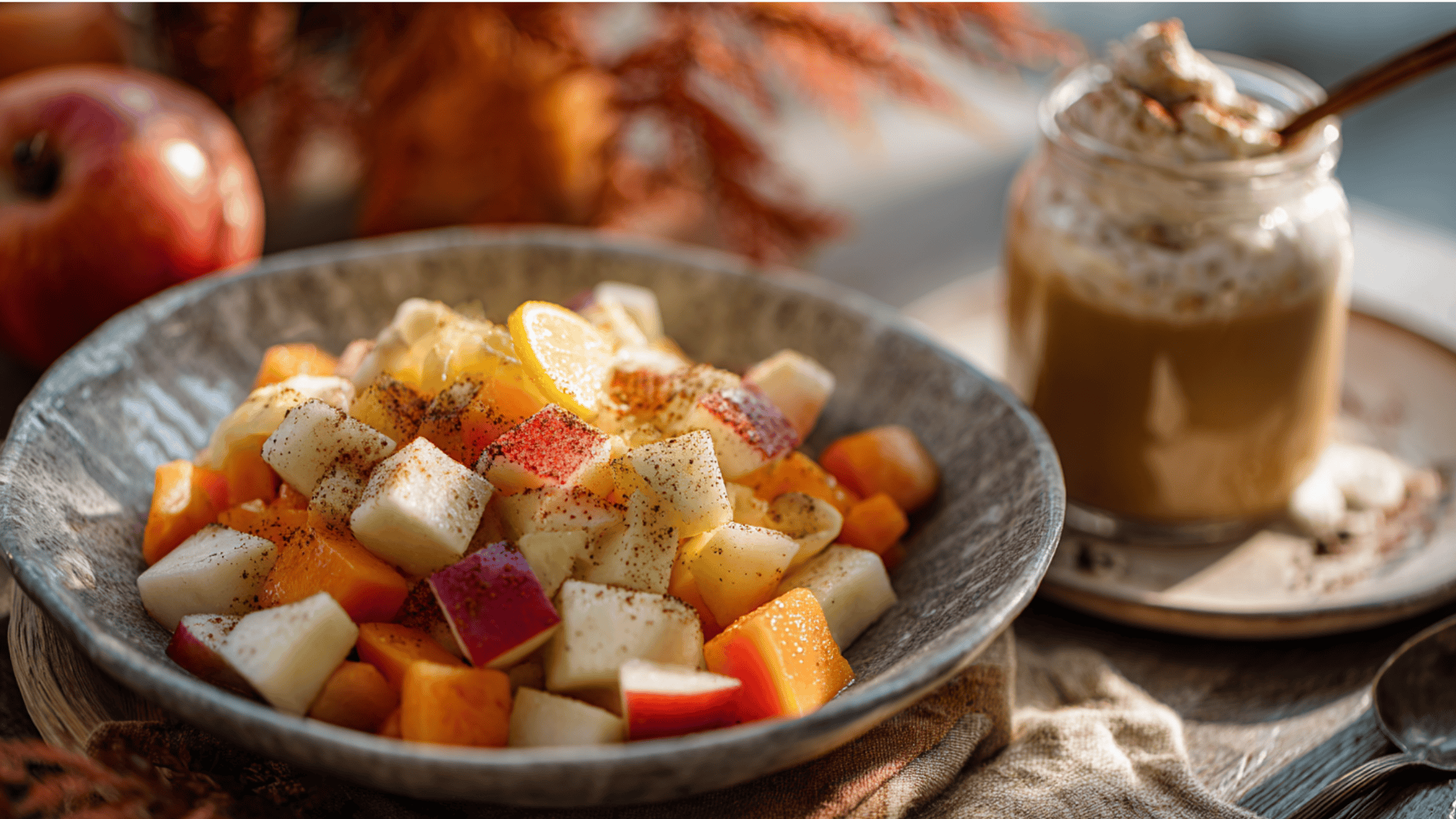 fresh fall fruit salad