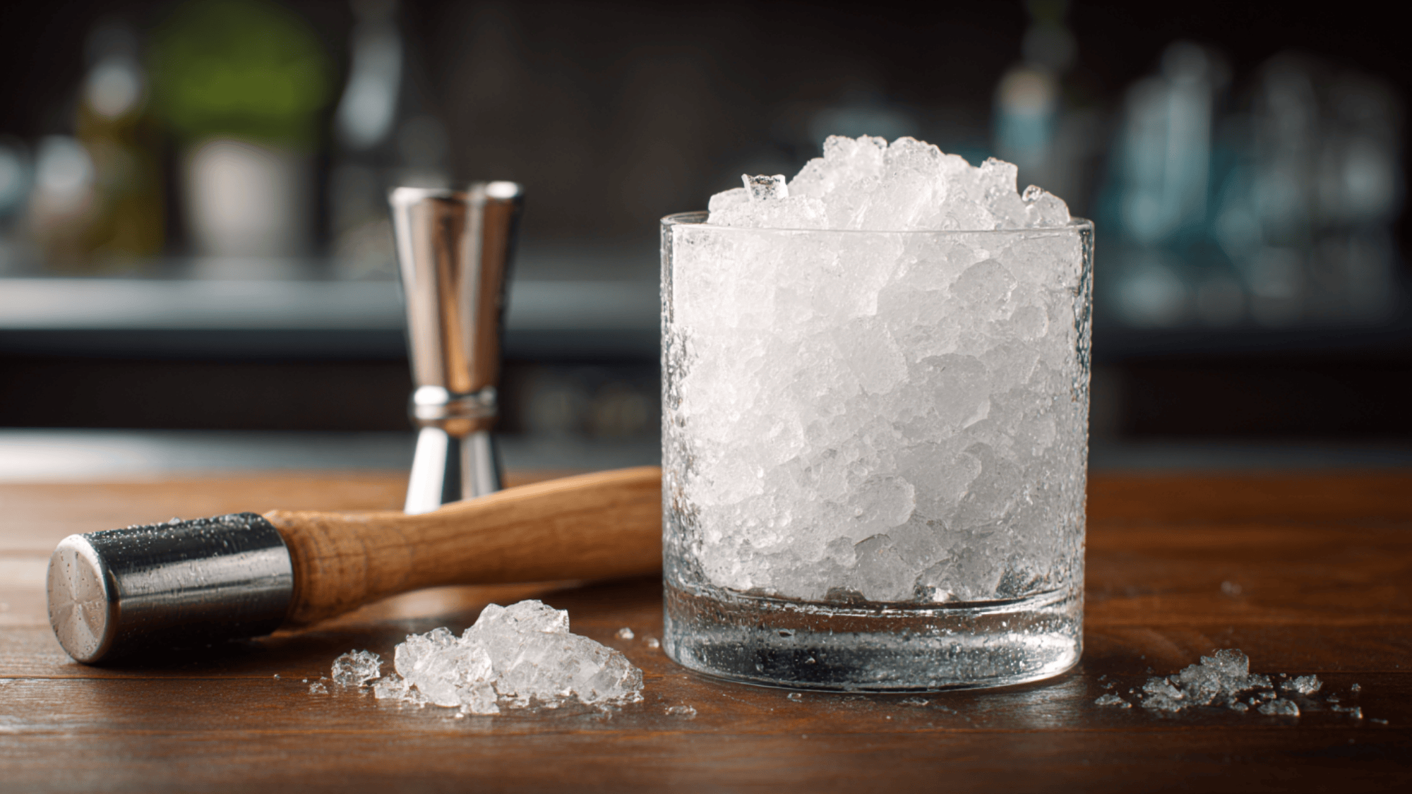 prepare your glassware and ice