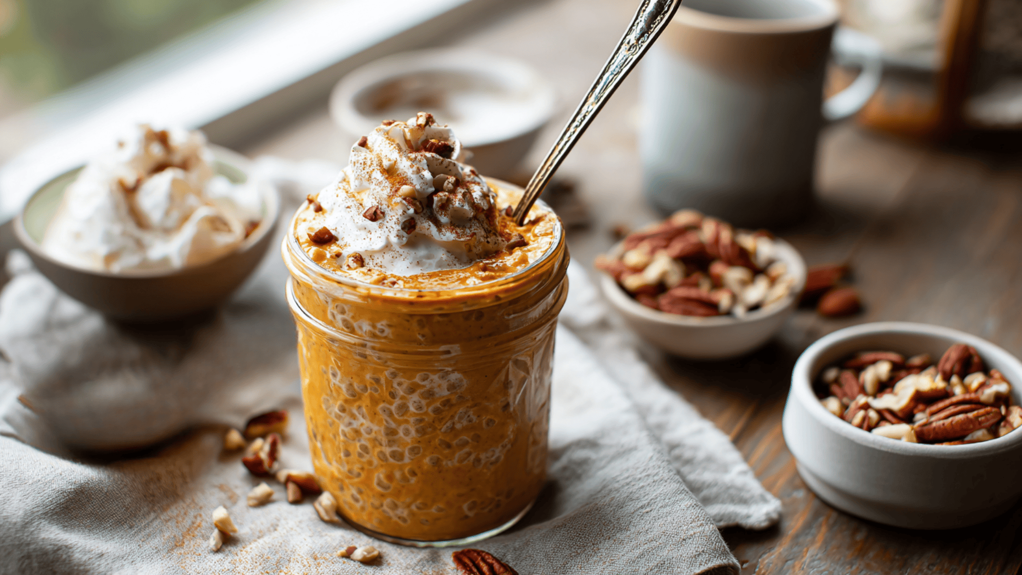 pumpkin pie overnight oats