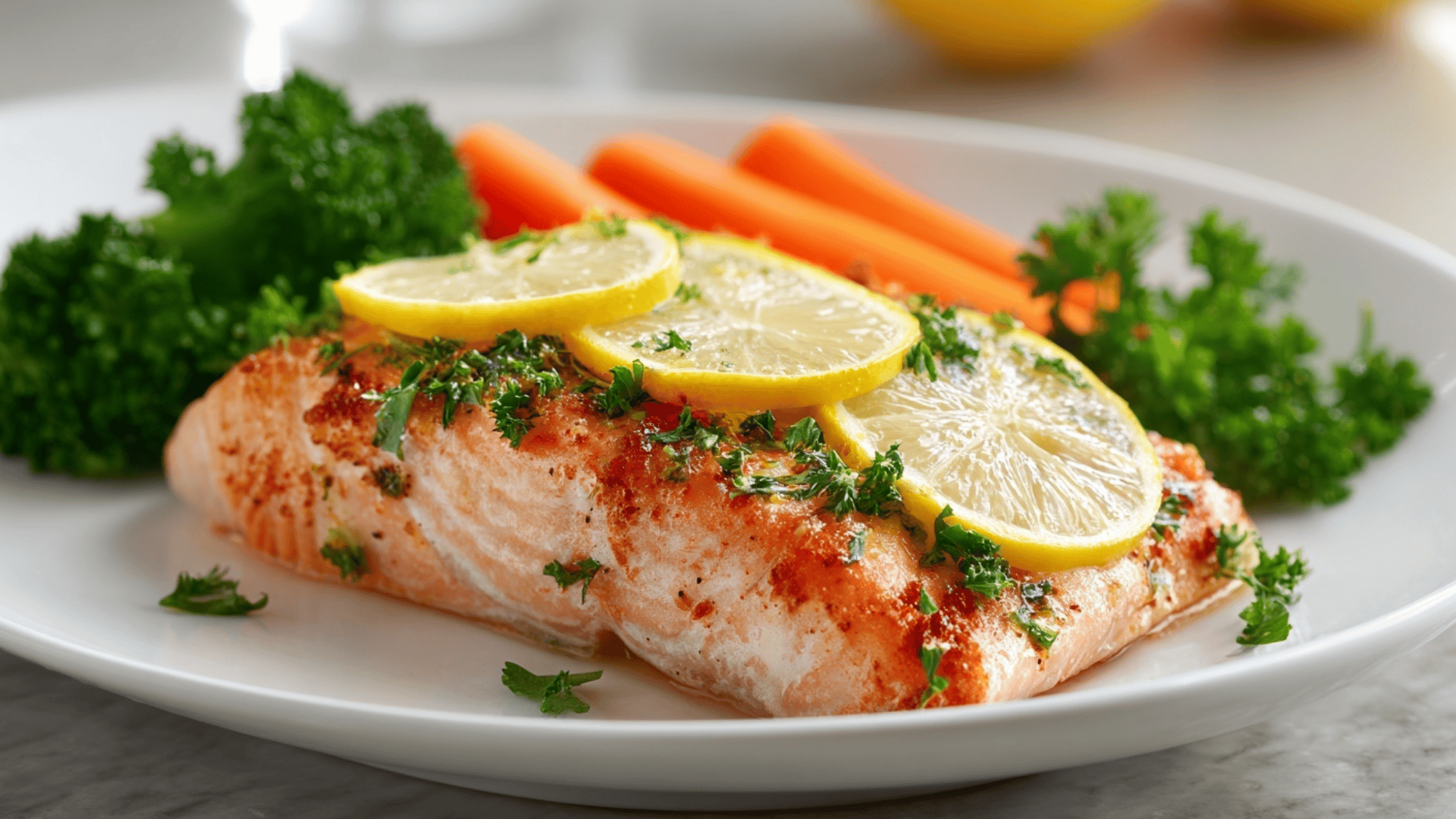 Baked Lemon Herb Salmon