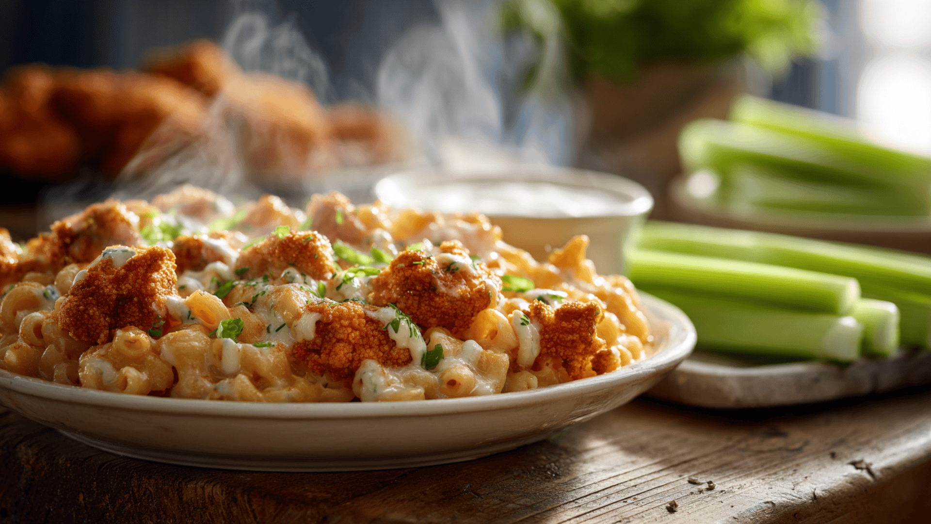 Buffalo Cauliflower Mac