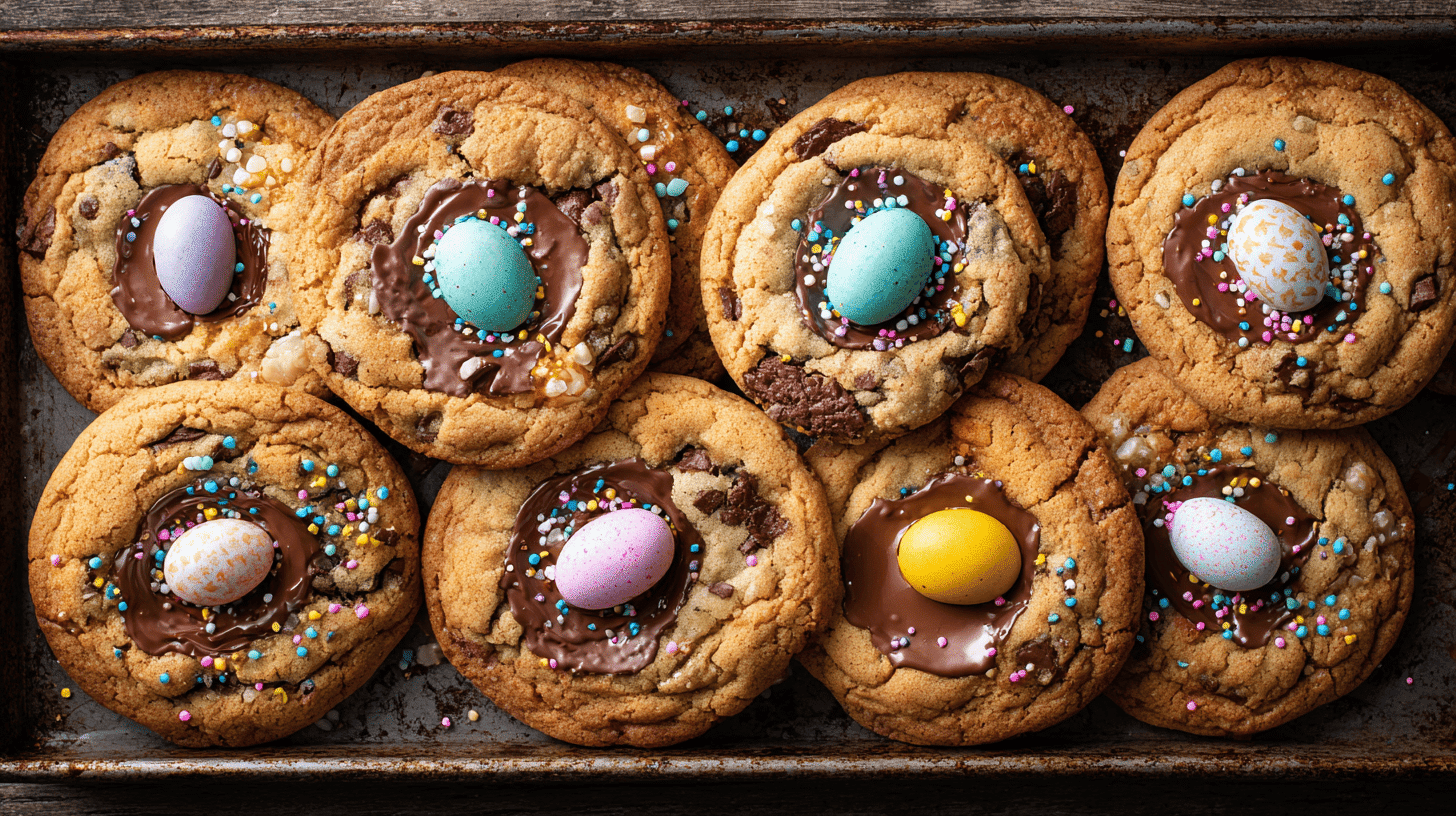 Crackle Top or Stuffed Cadbury Egg Cookies
