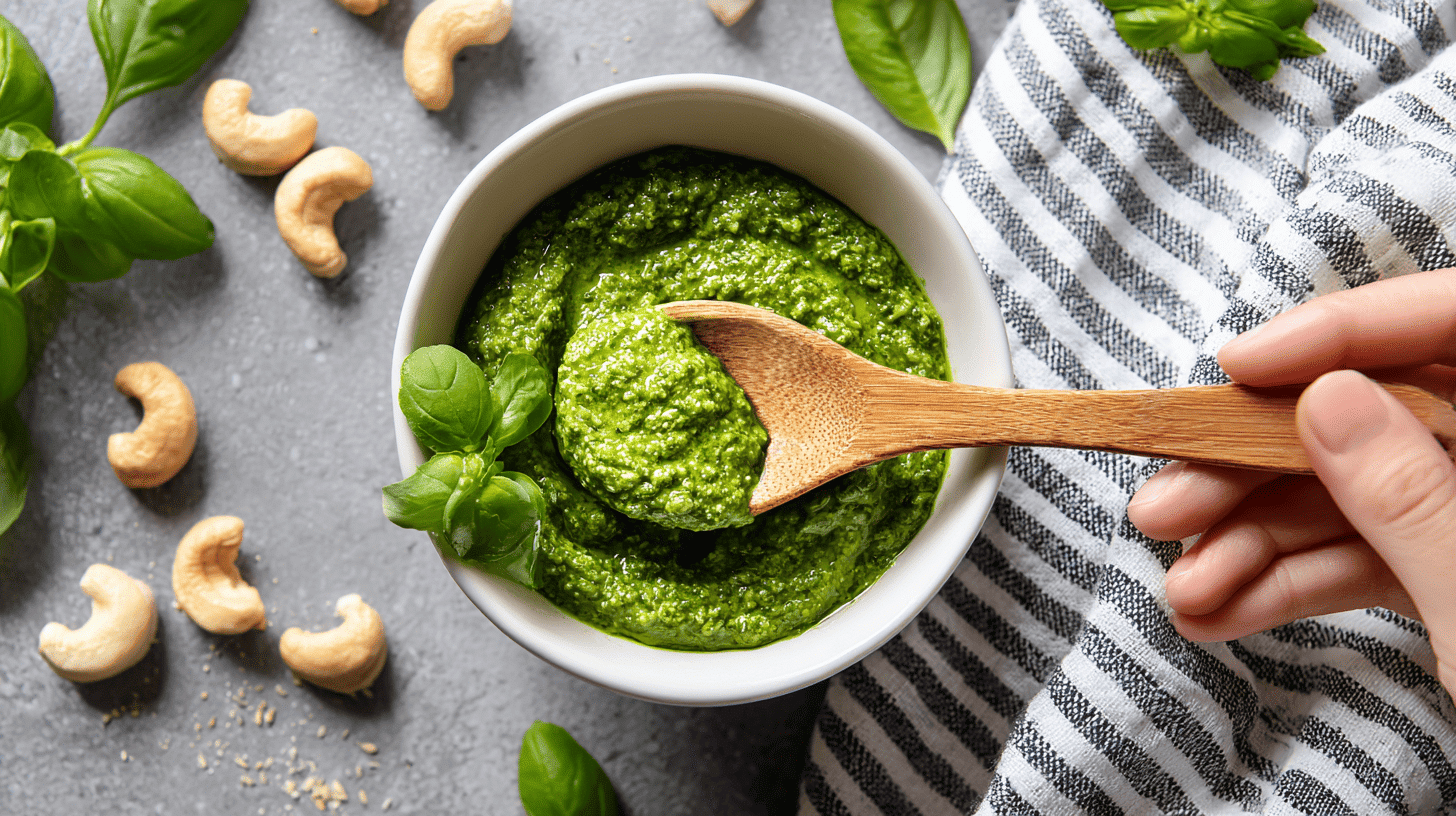 Dairy Free Pesto Butter