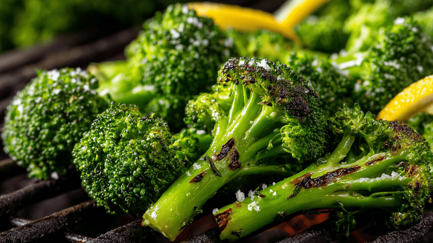 Grilled Broccoli With Lemon And Sea Salt