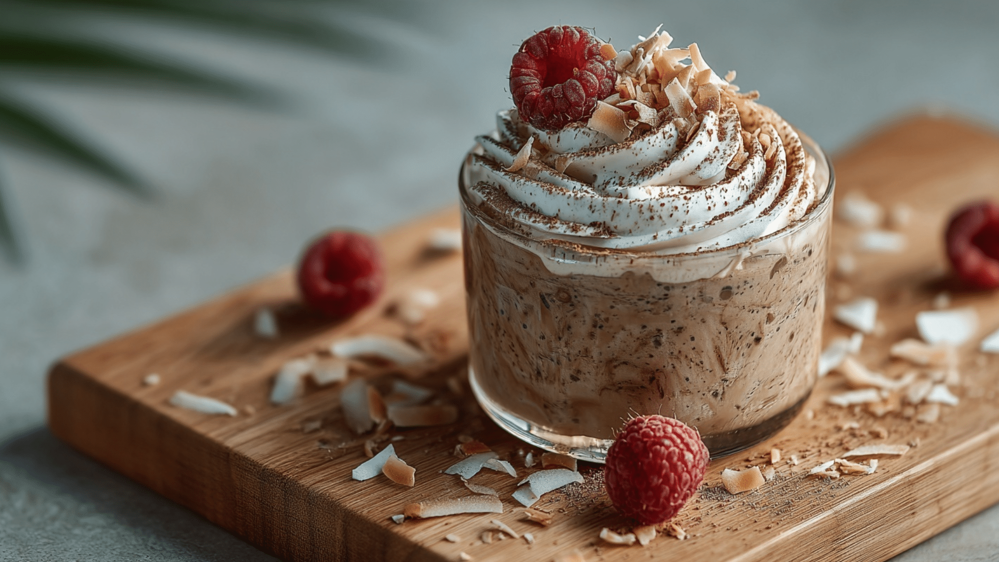 Light Coconut Cream Mousse
