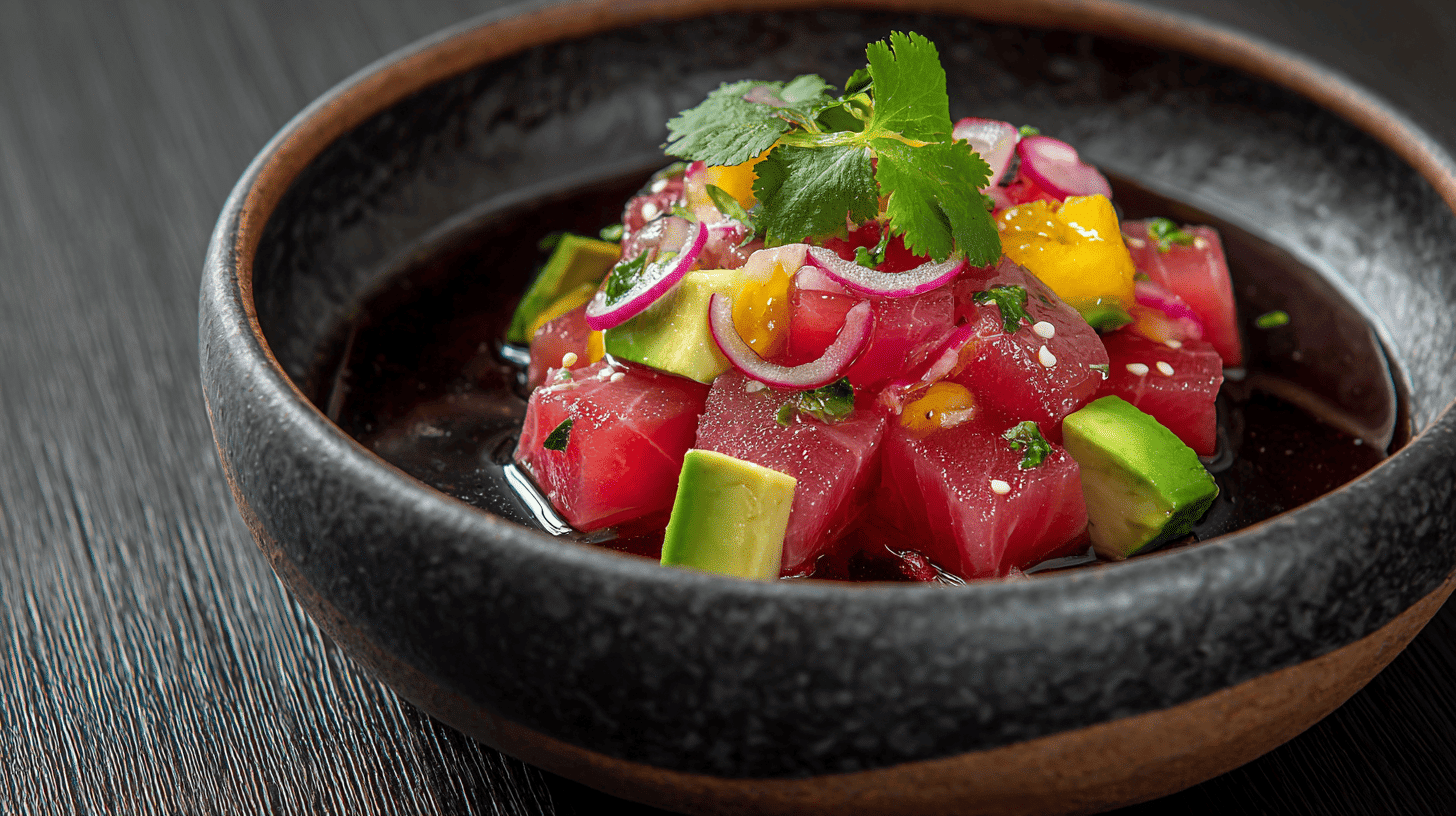 Nikkei Tuna Ceviche Japanese Peruvian Fusion