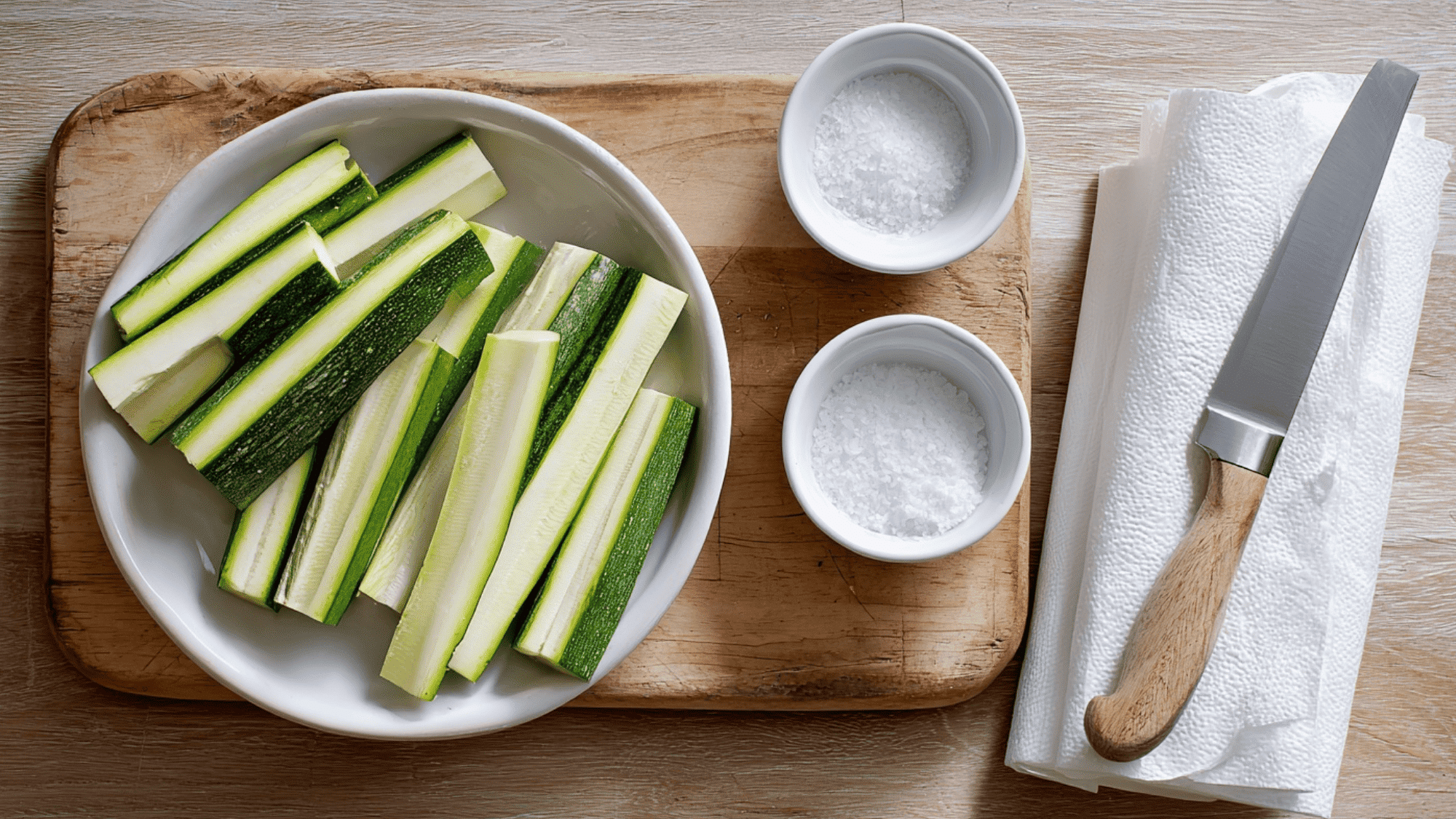 Prepare the Zucchini