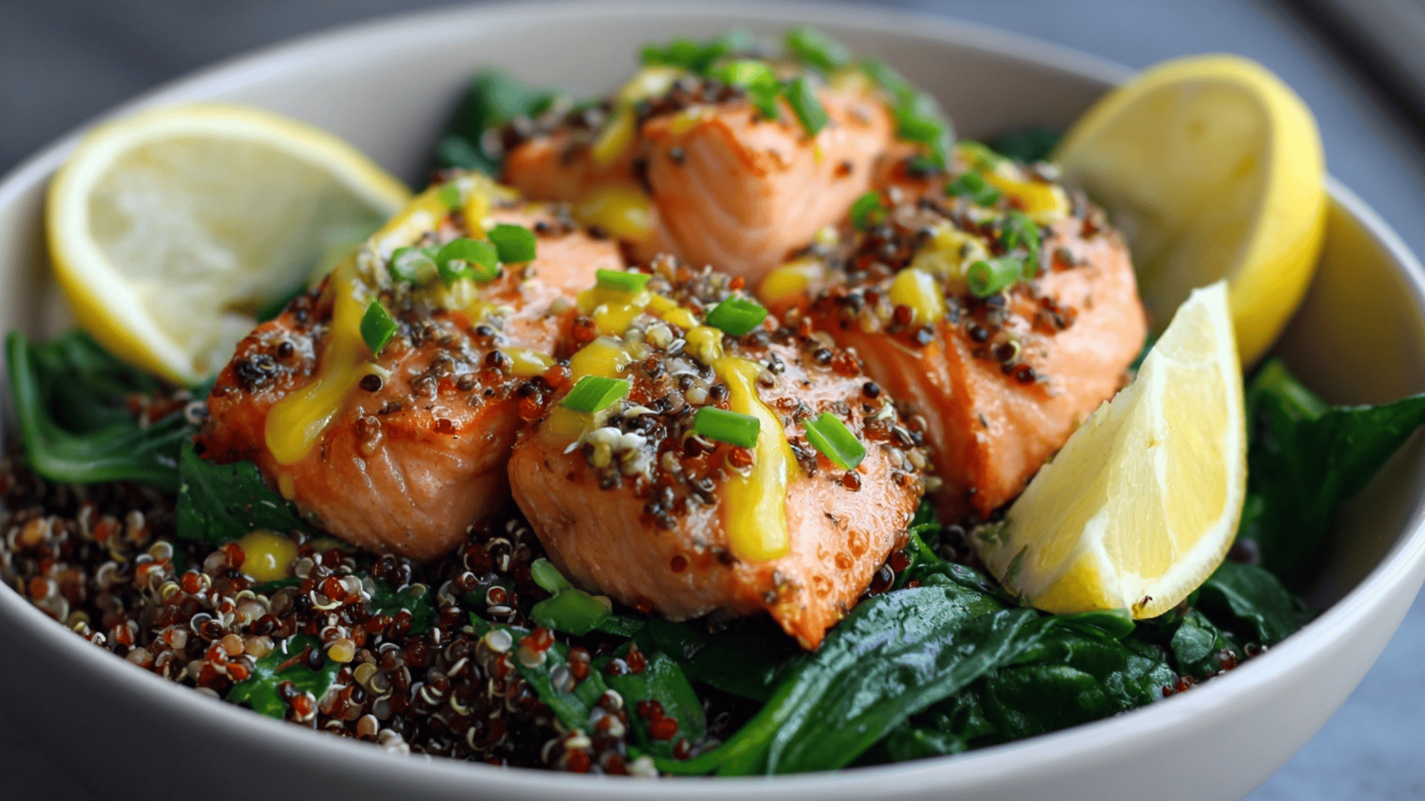 Salmon Quinoa Bowl