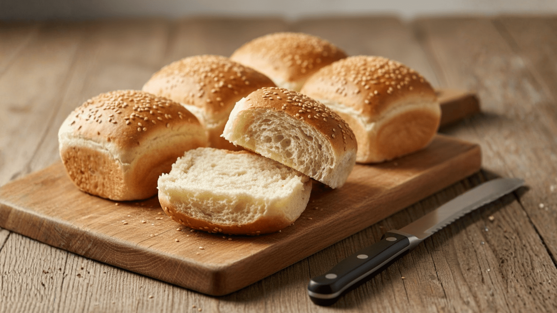 Slice and Layer the Buns