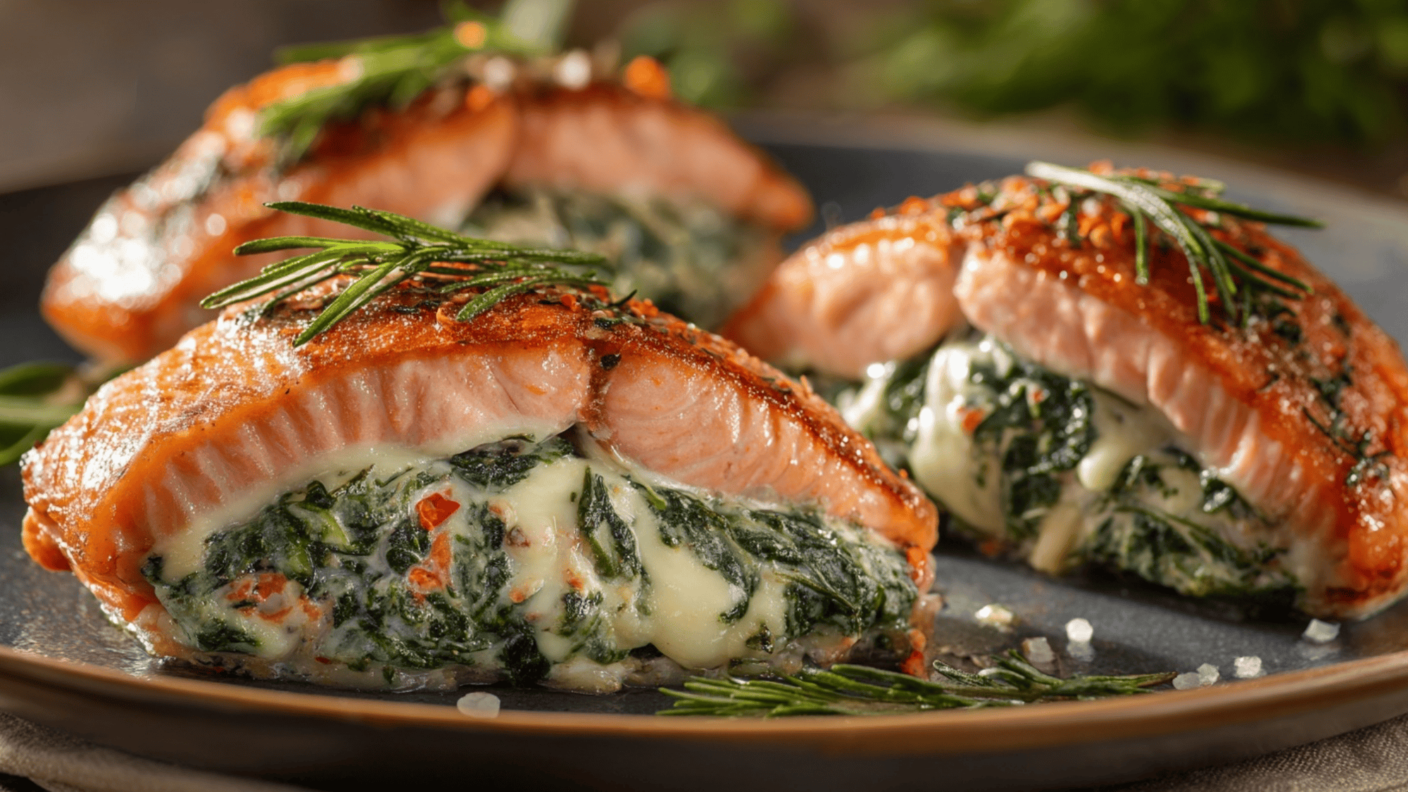 _Spinach Stuffed Salmon